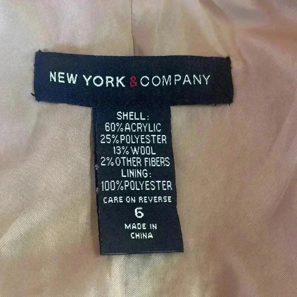 New York & Company women’s size 6 Blazer ! - Picture 6 of 7
